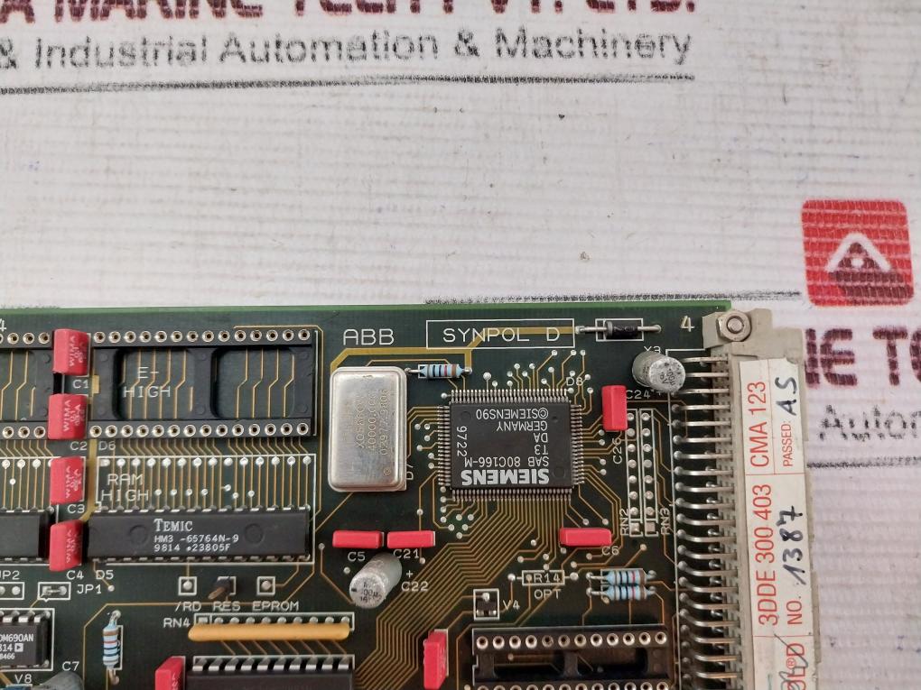 Abb 3Dde 300 403 Printed Circuit Board Cma 123