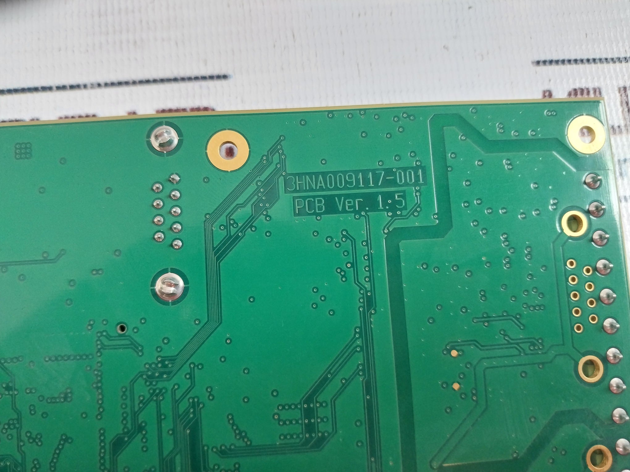 ABB 3HNA009117-001 Printed Circuit Board Ver. 1.5