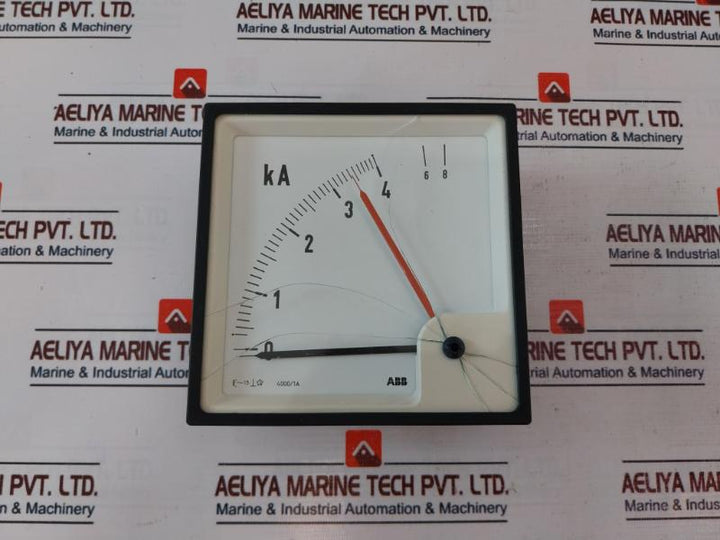 Abb 4000/1A Analog Panel Meter 0-4/8 Ka