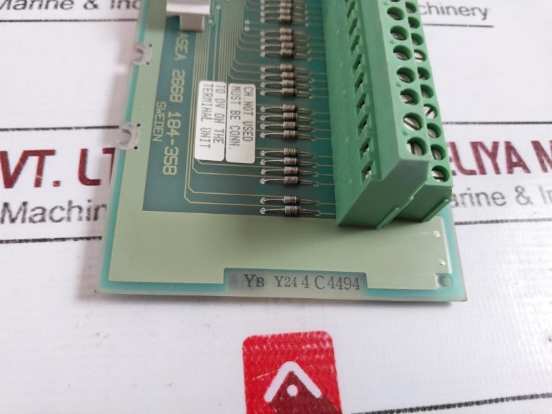 Abb 57120001-hp/2 Connection Unit For Analog Board 2668 184-358