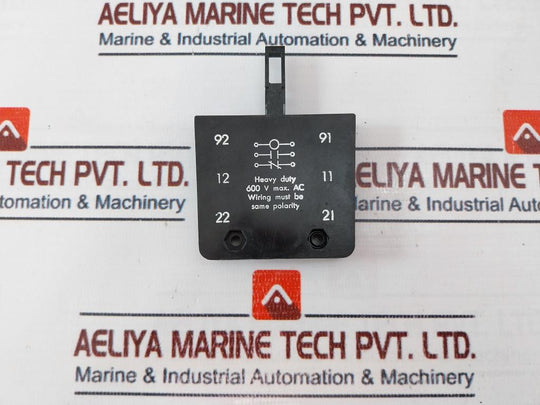 ABB 600v Max. Ac Heavy Duty Auxiliary Interlock