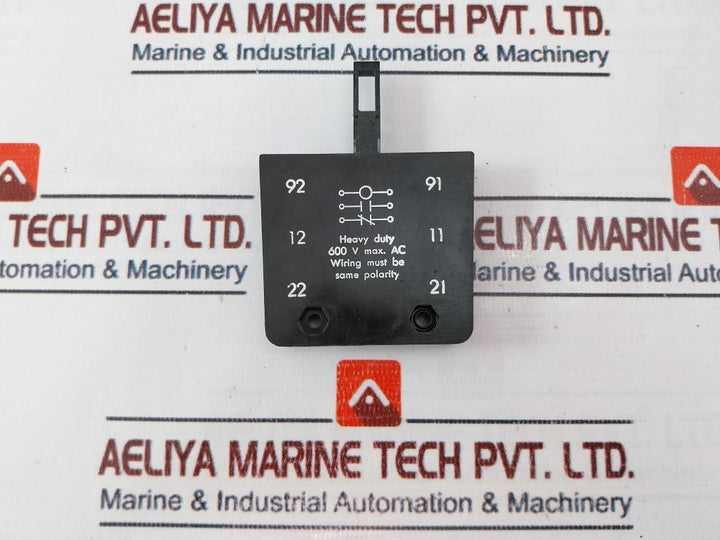 ABB 600v Max. Ac Heavy Duty Auxiliary Interlock