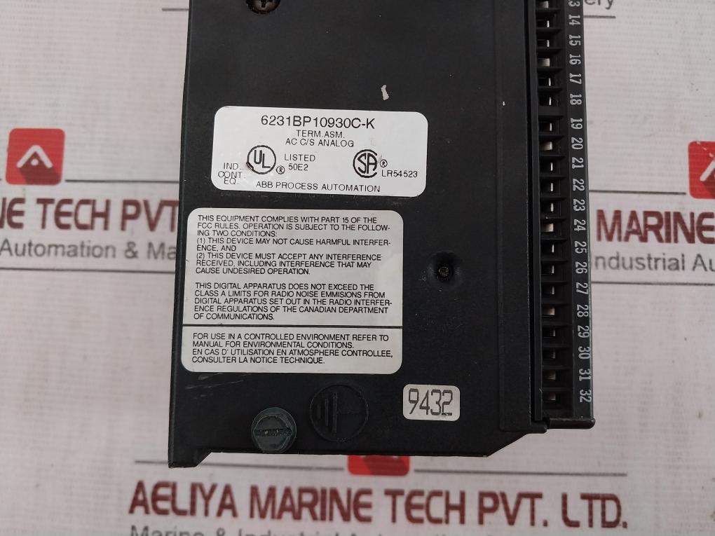 Abb 6231Bp10920C-k Analog I/O Electronic Module Mod 300 6231Bp10910 50Ma Pt