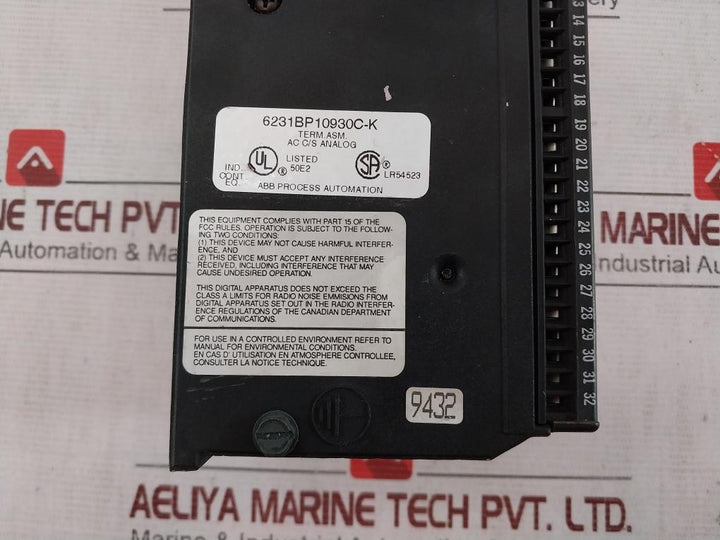 Abb 6231Bp10920C-k Analog I/O Electronic Module Mod 300 6231Bp10910 50Ma Pt