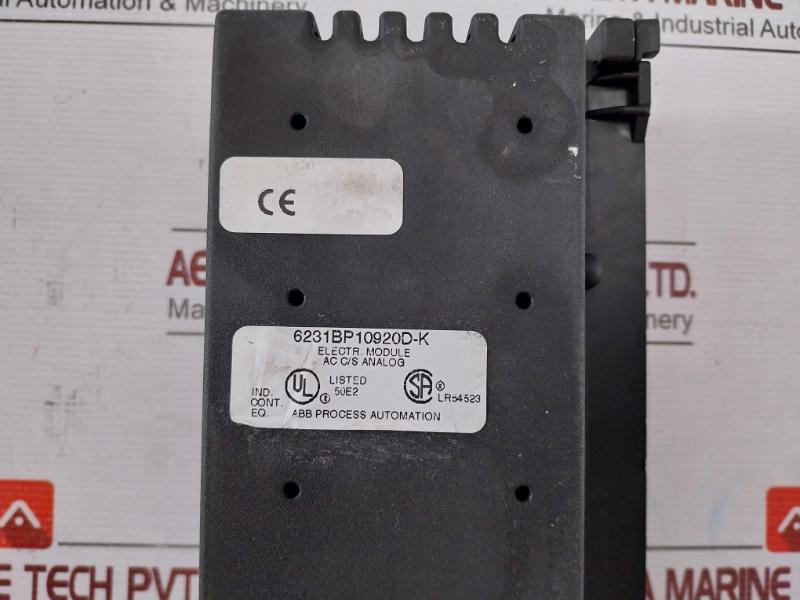 Abb 6231Bp10920D-k Analog Input Output Block 6231Bp10910 6231Bp10930C-k 06082842