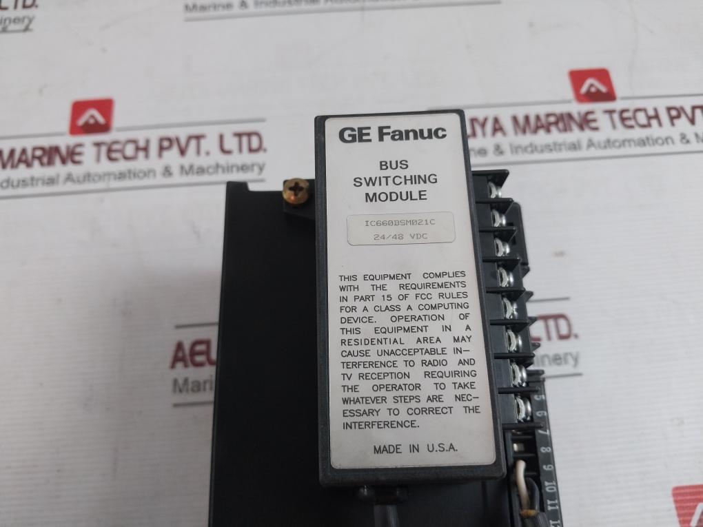 Abb 6231Bp10930C-k Analog Terminal I/O Block Ic660Bsm021 24/48 Vdc
