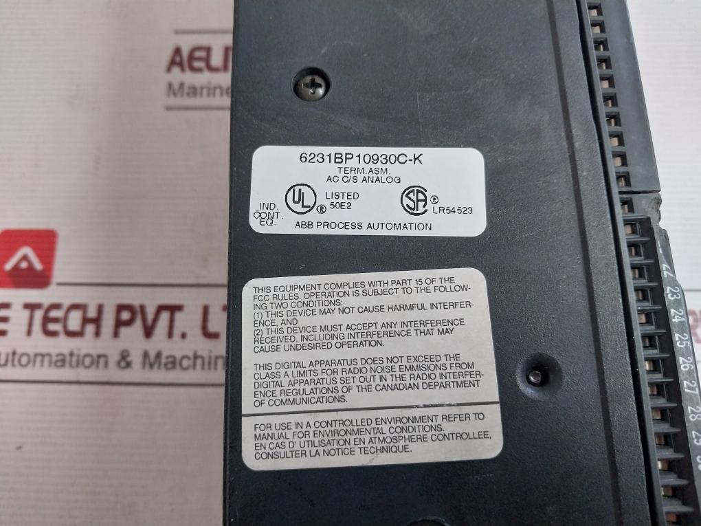Abb 6231Bp10930C-k Bus Switching Module 6231Bp10910 44B716223-021R04 Mod 300