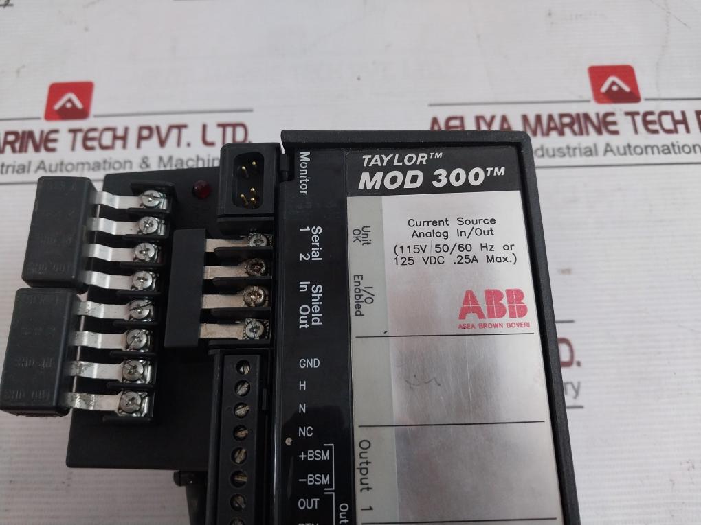 Abb 6231Bp10930C-k Current Source Analog I/O Module 115V 50/60Hz 125Vdc 0.25A