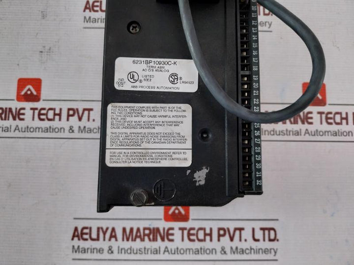 Abb 6231Bp10930C-k Current Source Analog I/O Module Ic660Bsm021C 6231Bp10920C-k