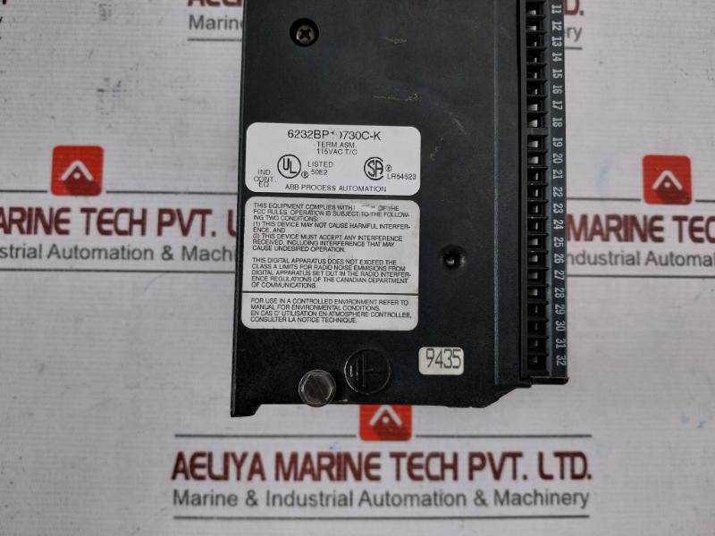 Abb 6232Bp10710 Analog I/O Electronic Module 115V 50/60Hz Or 125 Vdc .1A Max 6232Bp10730