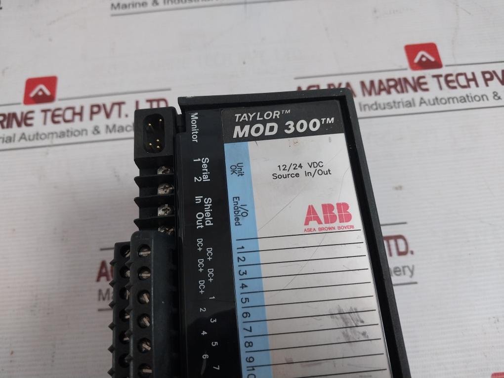 Abb 6241Bp10431A-k Terminal Assembly I/O Block 12/24Vdc Source In/Out