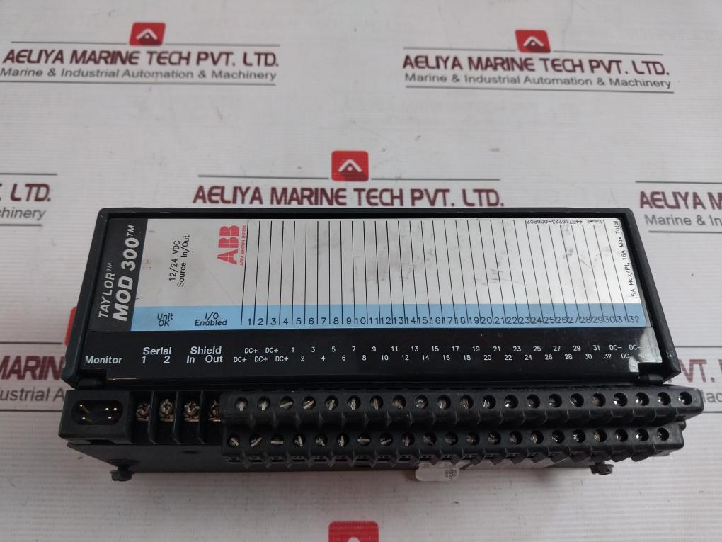 Abb 6241Bp10431A-k Terminal Assembly I/O Block 12/24Vdc Source In/Out