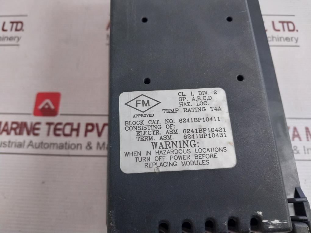 Abb 6241Bp10431A-k Terminal Assembly I/O Block 12/24Vdc Source In/Out
