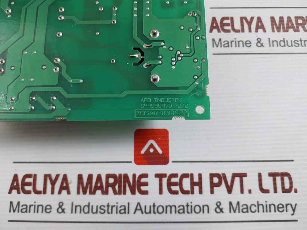 Abb 64493647D 1/2 Power Supply Board
