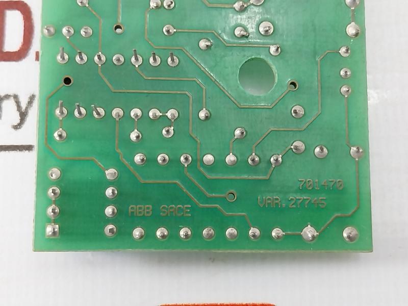 Abb 701470 Sace Control/Auxiliary Pcb Board Module