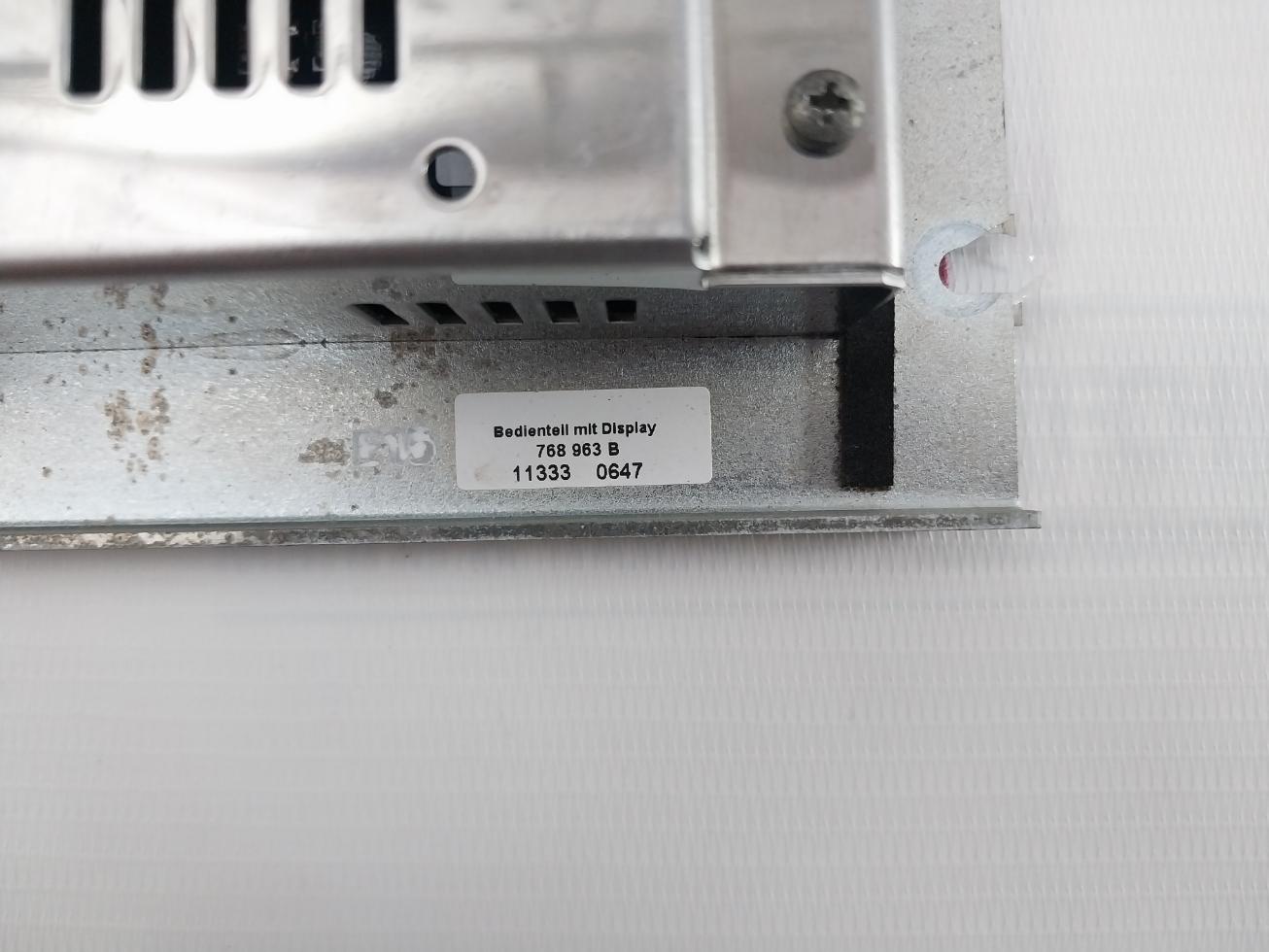 Abb 768 963 B Bedienteil Mit Display E15