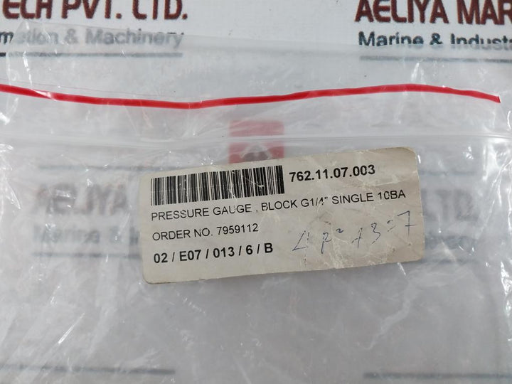 Abb 7959112 Manometer Block-c Alu G1/4