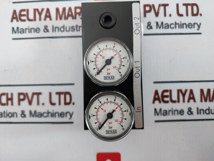 Abb 7959112 Manometer Block-c Alu G1/4
