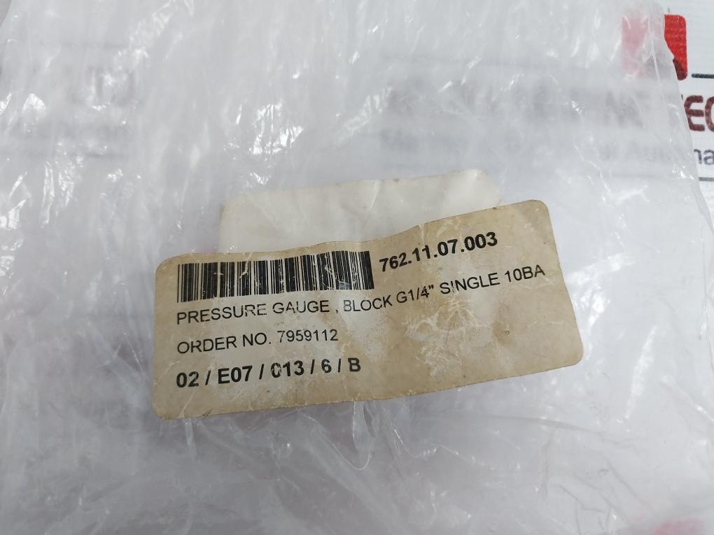 Abb 7959112 Pressure Gauge, 0-90 Psi, 0-0.6 Mpa