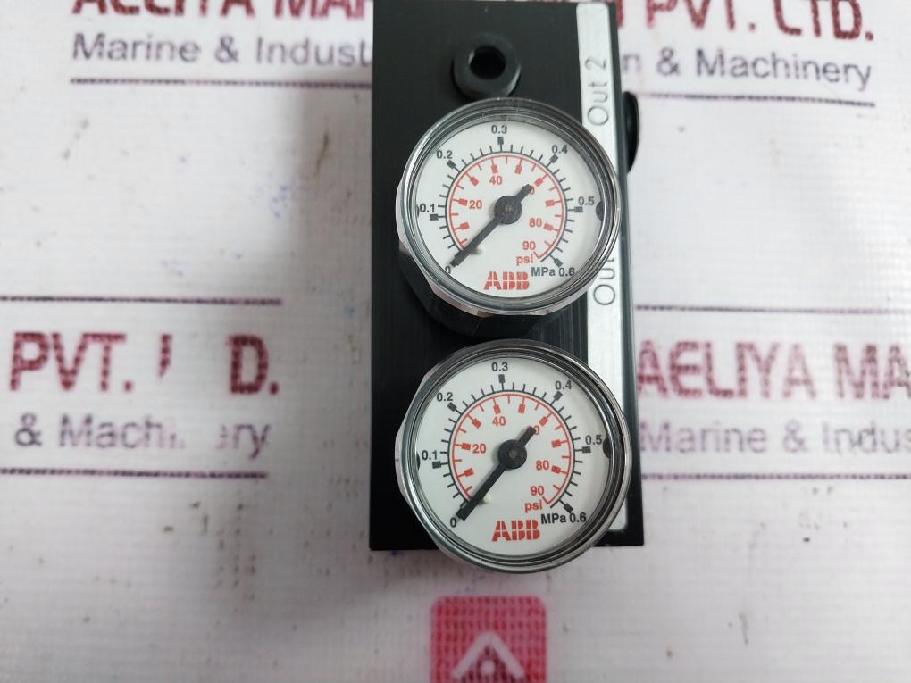 Abb 7959112 Pressure Gauge, 0-90 Psi, 0-0.6 Mpa