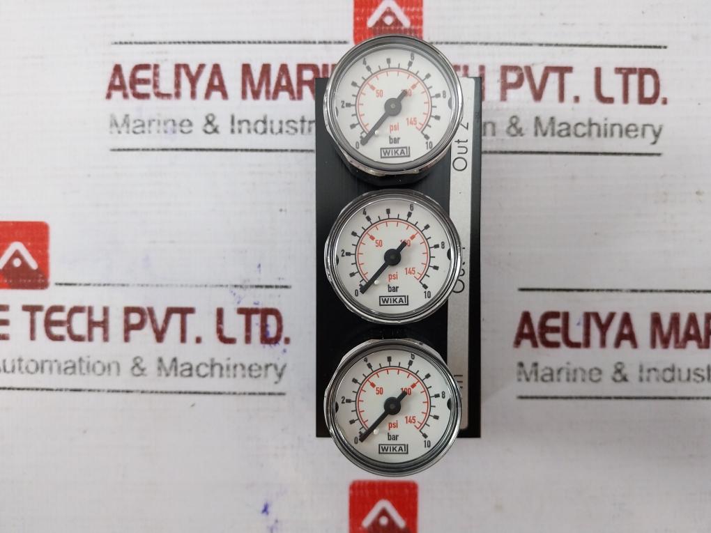 Abb 7959116 Pressure Gauge Block G1/4” Double 10bar – Aeliya Marine Tech