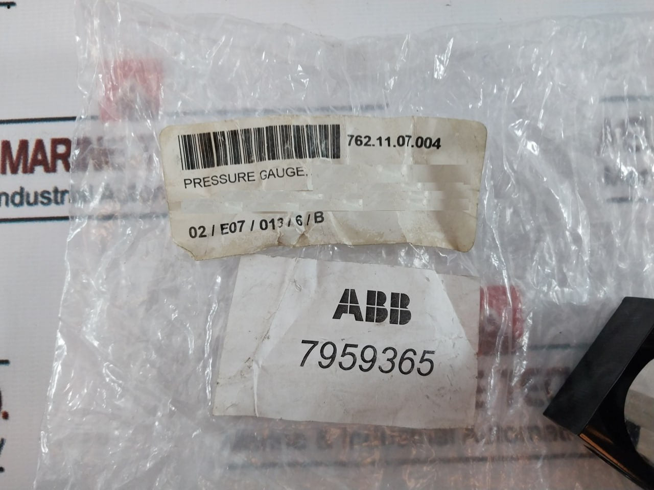 ABB 7959365 Pressure Gauge 762.11.07.004