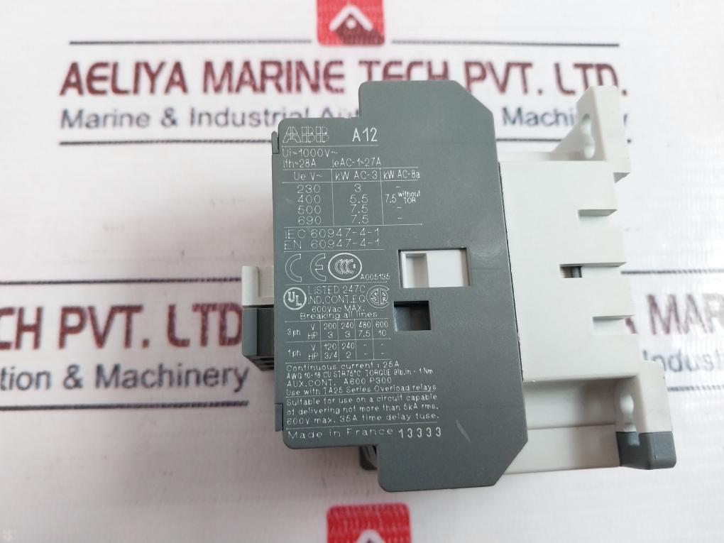 ABB A12-30-10 Contactor 220-240V 50-60Hz