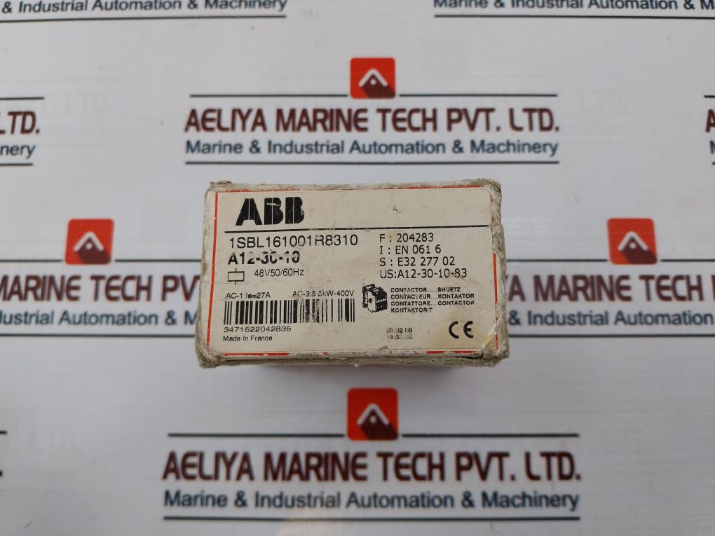 Abb A12-30-10 Contactor 48V 50Hz-60Hz