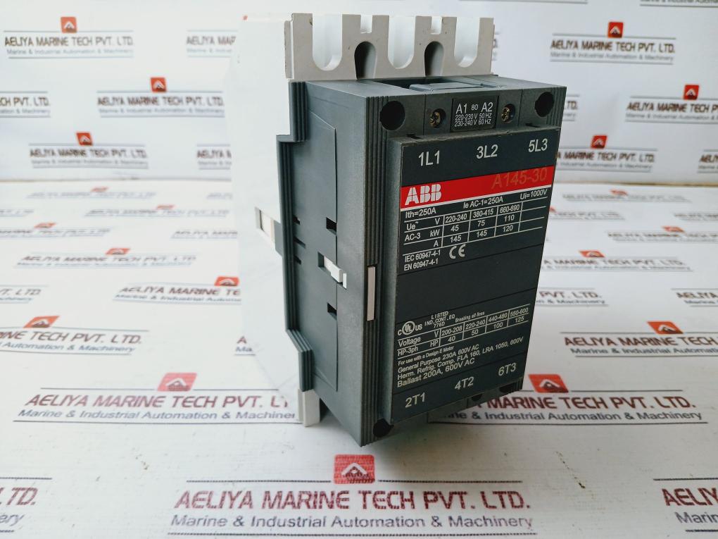 ABB A145-30 Contactor 250A 1000V