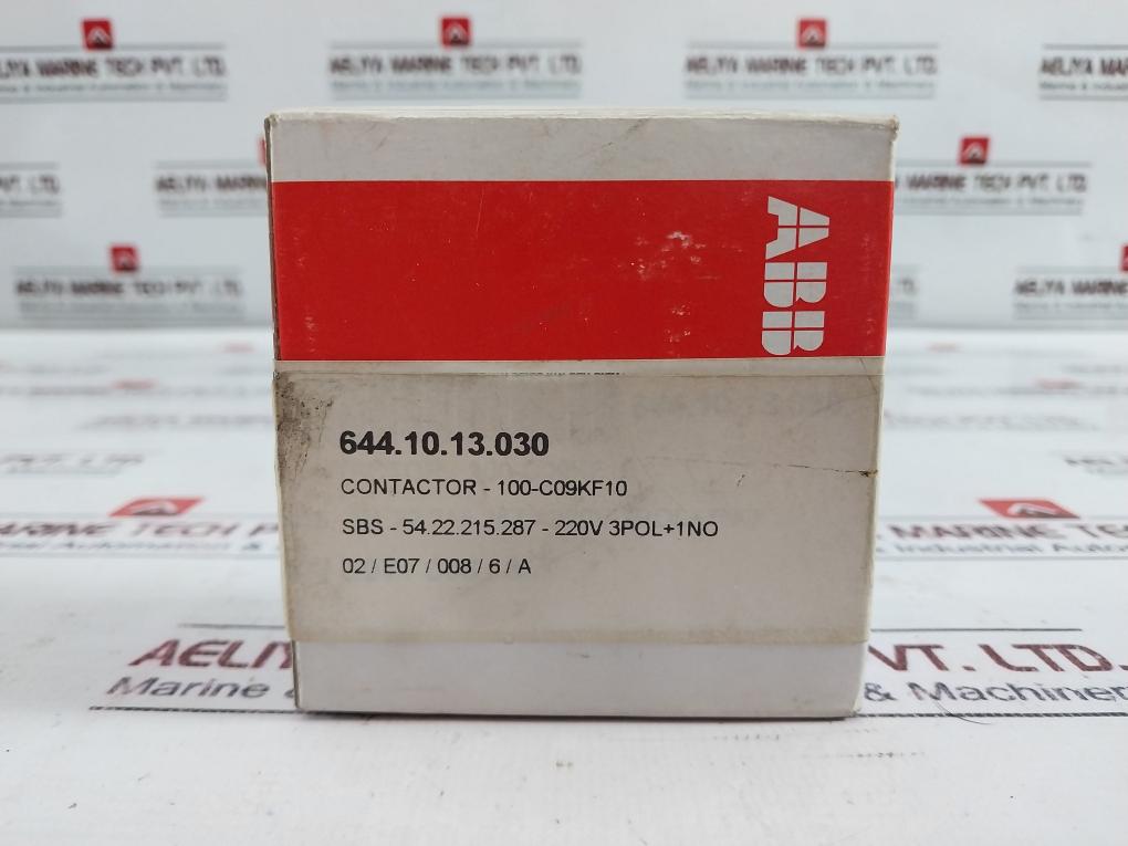 Abb A16-30-10 Contactor 30A 220-230V 50Hz 230-240V 60Hz
