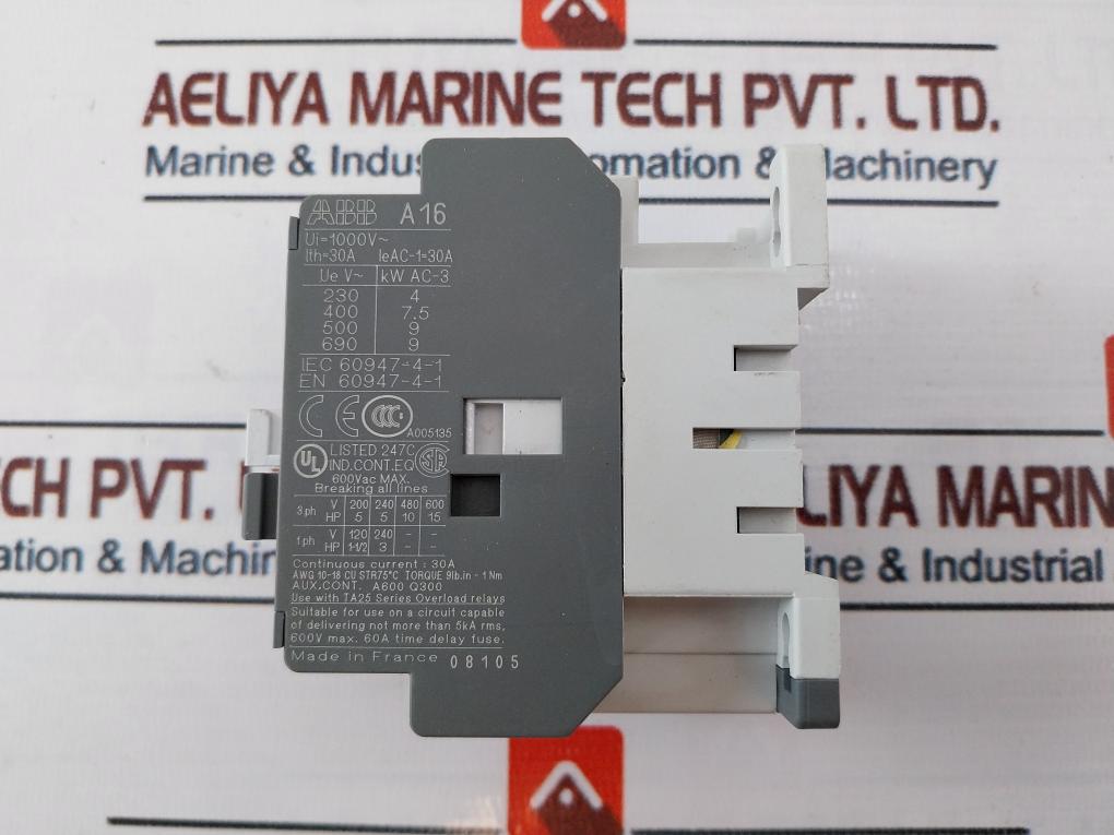 Abb A16-30-22 Contactor 48V 50Hz-60Hz