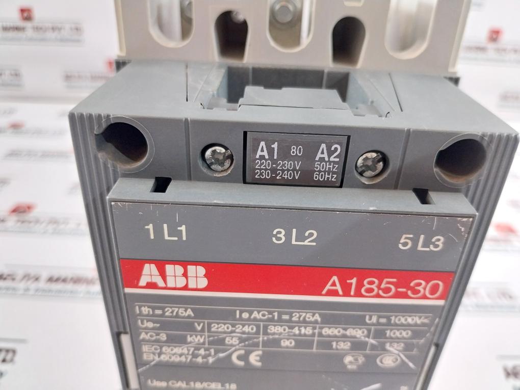 Abb A185-30 Contactor 275A 220-230V 50Hz 230-240V 60Hz