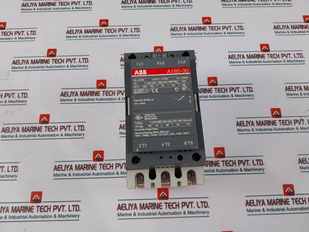 Abb A185-30 Contactor 275A 220-230V 50Hz 230-240V 60Hz