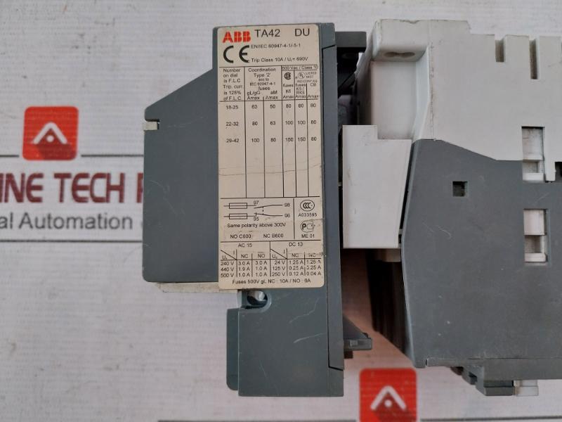 Abb A30-30-10 Contactor 600V Ac A005135 Iec 60947-4-1 A600 P300
