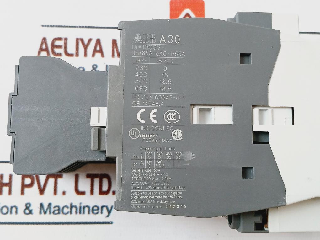 Abb A30-30-32 Contactor 65A 1000V~