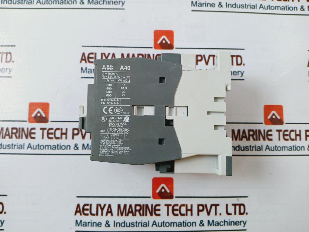 Abb A40 Contactor A005135 65A 1000V~