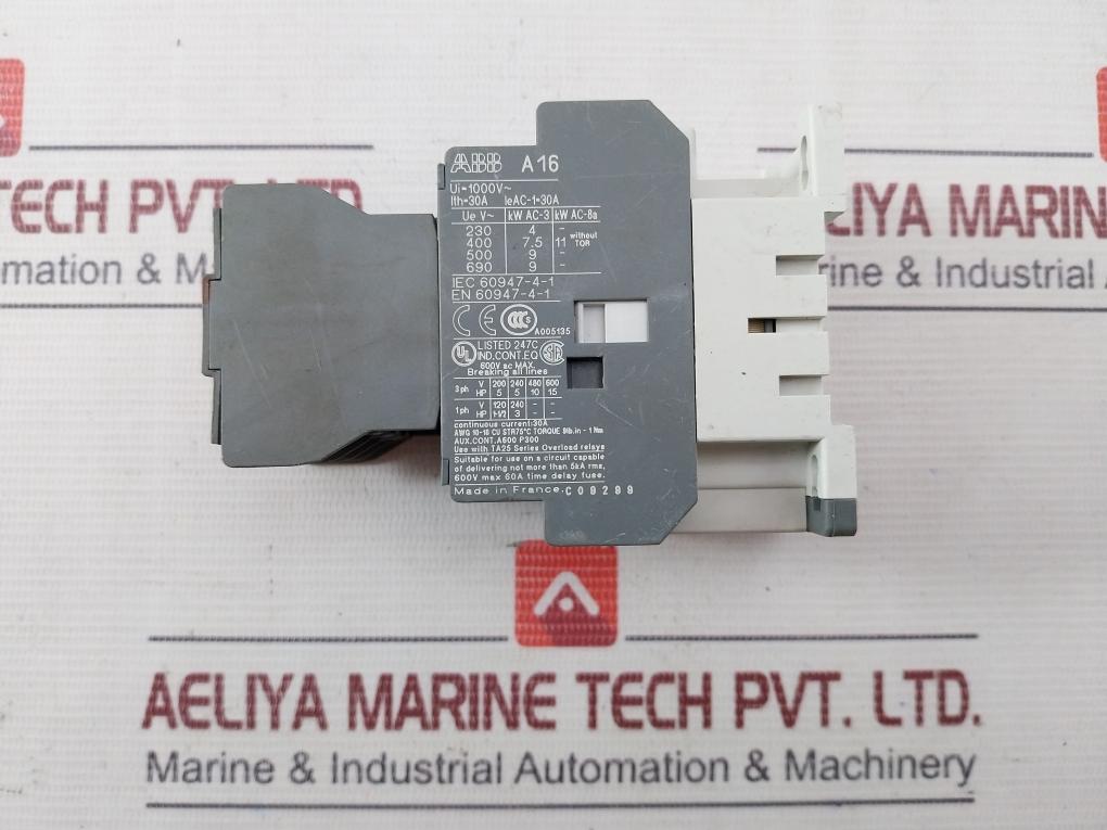 Abb A50-30-22 Contactors 1000V 600V Ac Max 30A