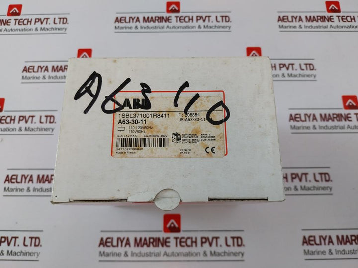 Abb A63-30 Magnetic Contactor 1000V~ Ac/Dc Iec/En 60947-4-1