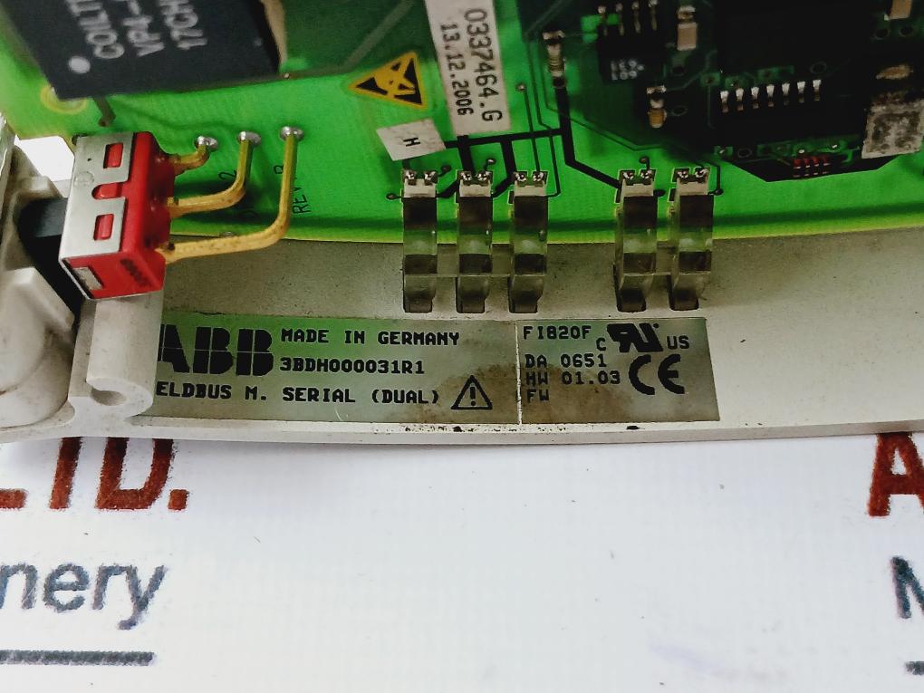 Abb Ac 800F Field Controller Fieldbus Module 10Stp 115-230Vac 60-50Hz