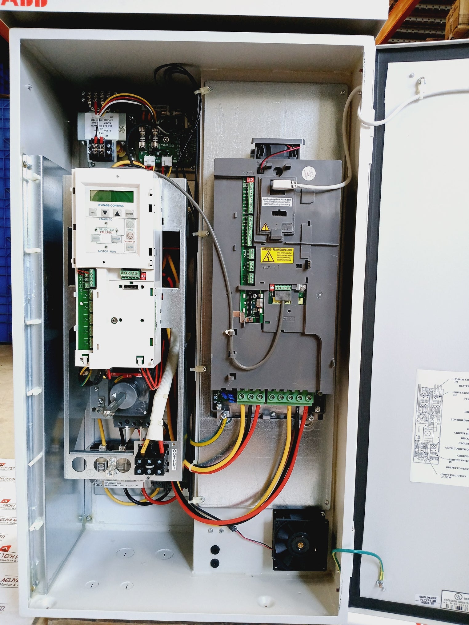 Abb Ach550-bcr-045A-4+B058+F267 Variable Frequency Drive (Vfd) 44A 380-480Vac