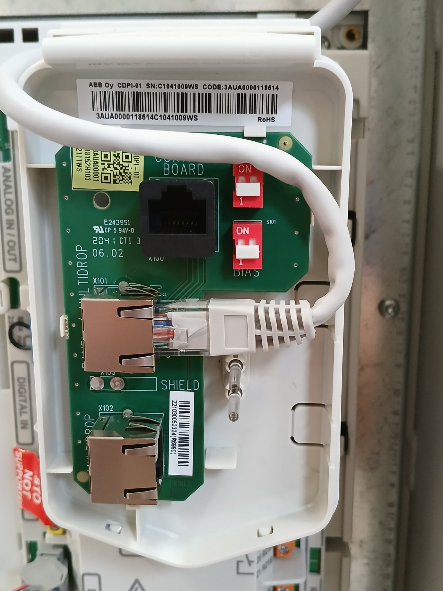 Abb Ach580-bcr-034A-4+J429 Hvac Enclosed Industrial Control Panel V2.15.0.4 34 A