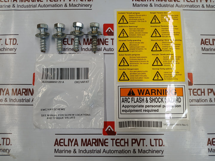 Abb Ach580-bcr-034A-4+J429 Hvac Enclosed Industrial Control Panel V2.15.0.4 34 A