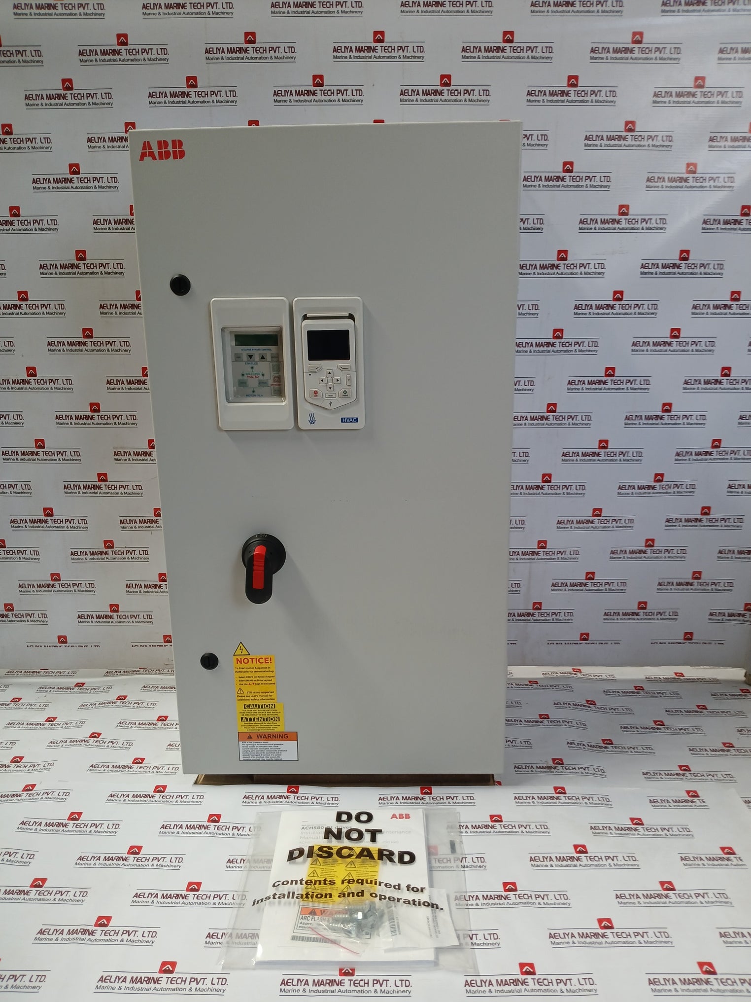 Abb Ach580-bcr-044A-4+B056+F267 Hvac Enclosed Industrial Control Panel 30 Hp 44A