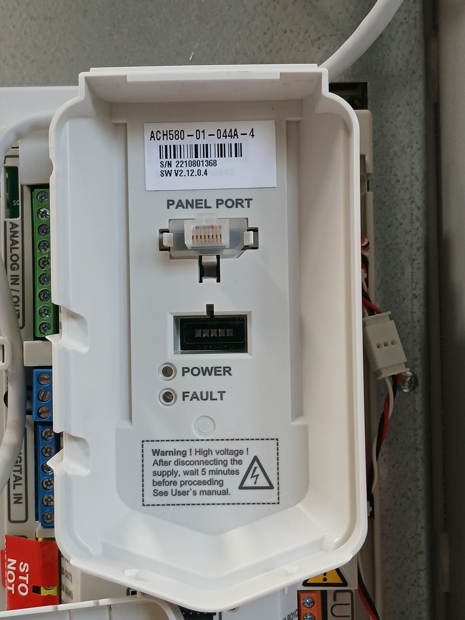 Abb Ach580-bcr-044A-4+B056+F267 Hvac Enclosed Industrial Control Panel 30 Hp 44A