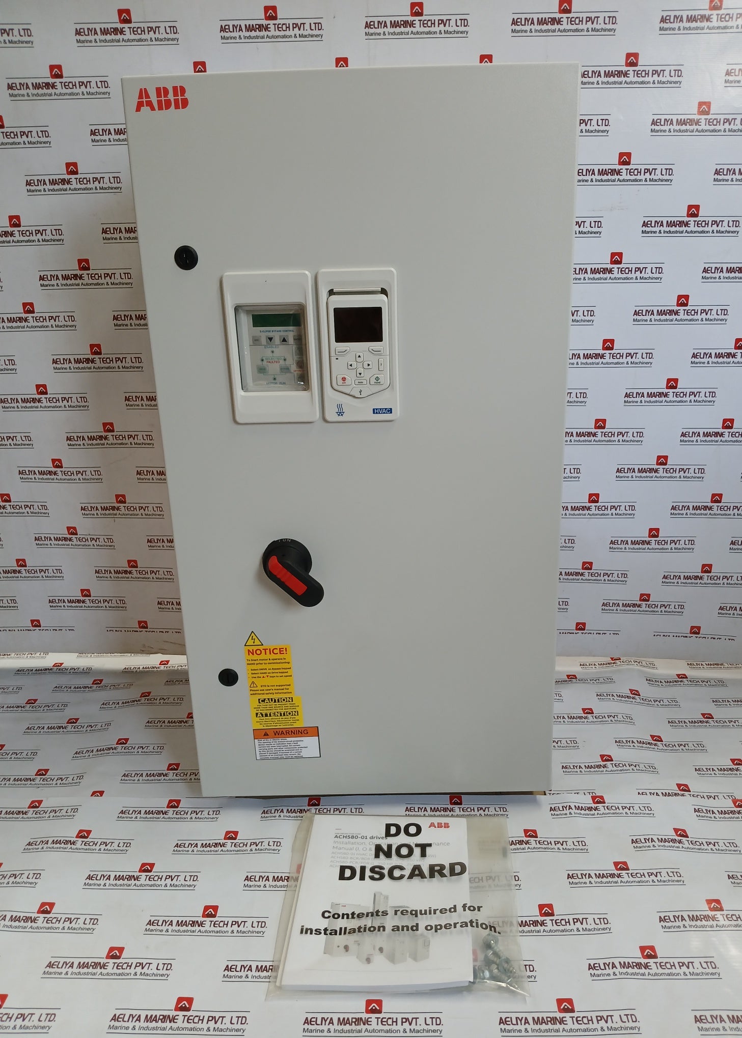 Abb Ach580-bcr-077A-4+B056+F267 Hvac Enclosed Industrial Control Panel 0–500 Hz