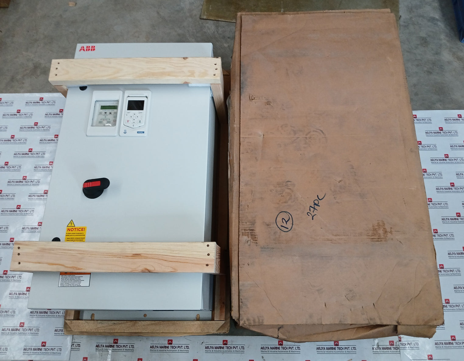 Abb Ach580-bcr-077A-4+B056+F267 Hvac Enclosed Industrial Control Panel 0–500 Hz