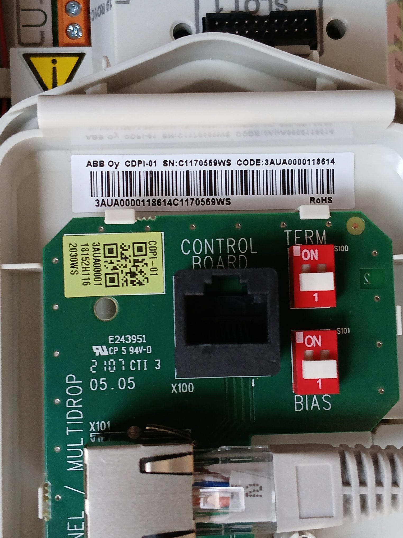 Abb Ach580-bcr-077A-4+B056+F267 Hvac Enclosed Industrial Control Panel 0–500 Hz