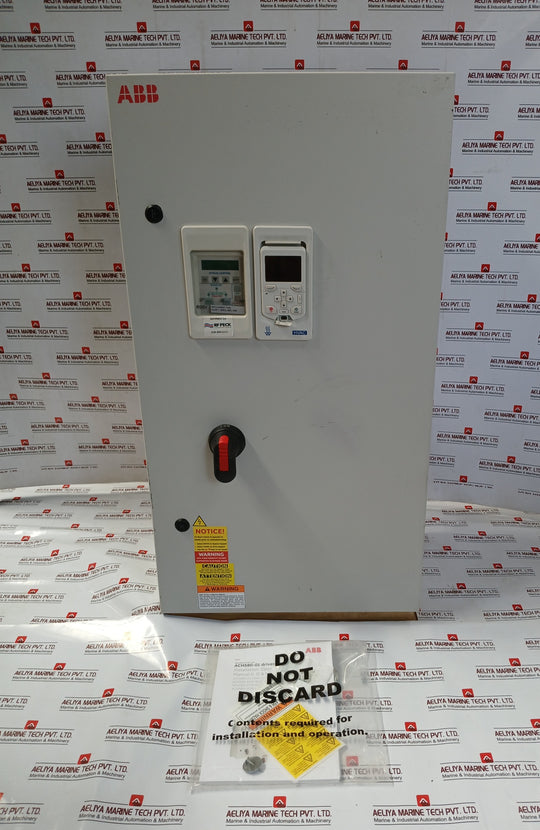 Abb Ach580-bcr-077A-4+E213+F267 Hvac Enclosed Industrial Control Panel Rev A