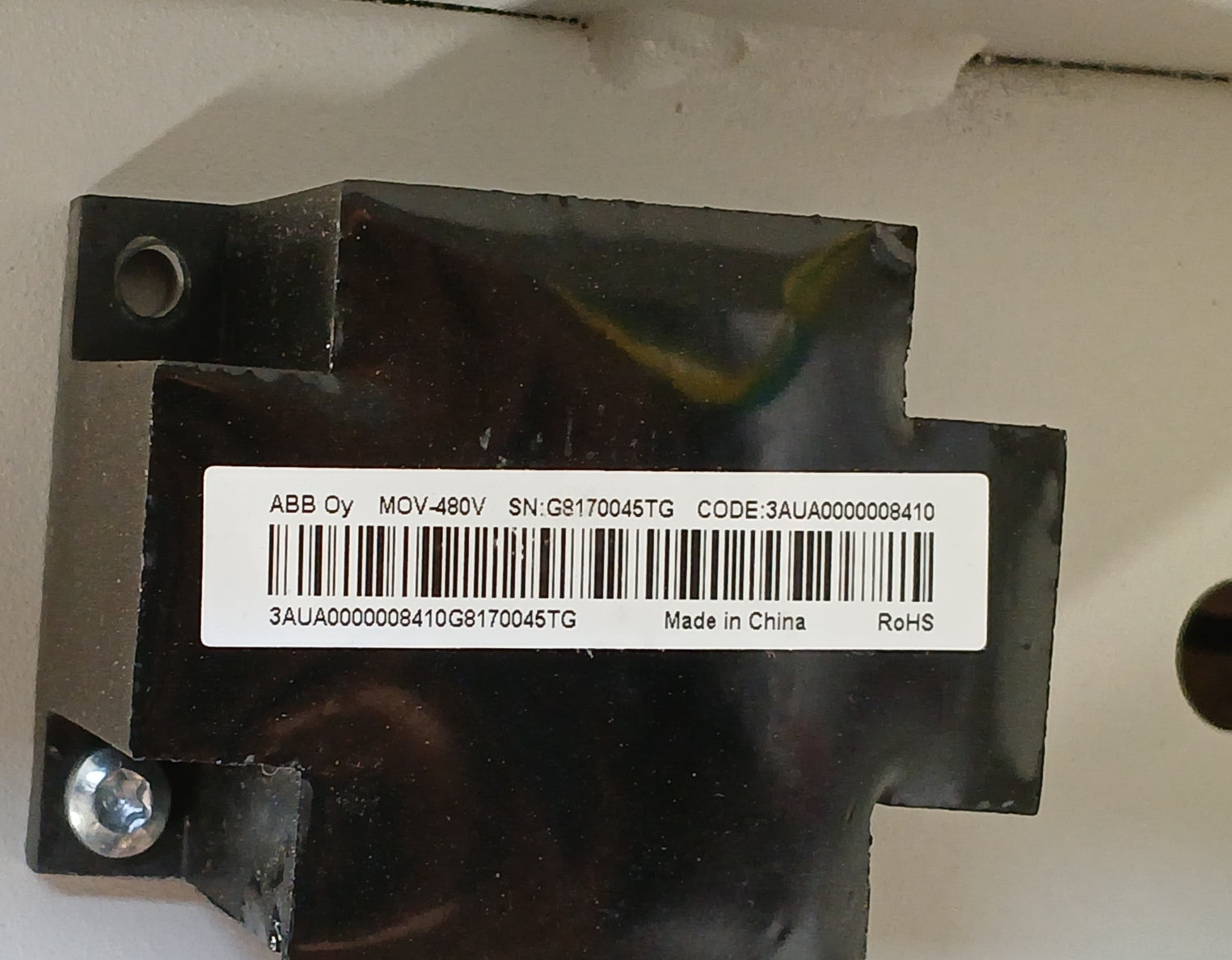 Abb Ach580-bcr-077A-4+E213+F267 Hvac Enclosed Industrial Control Panel Rev A