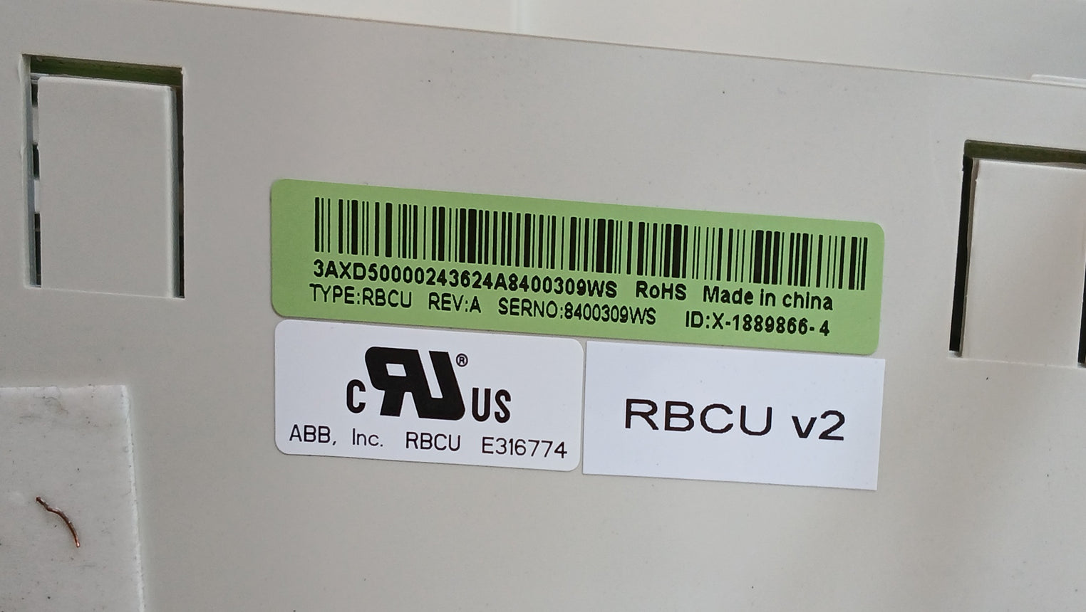 Abb Ach580-bcr-077A-4+E213+F267 Hvac Enclosed Industrial Control Panel Rev A